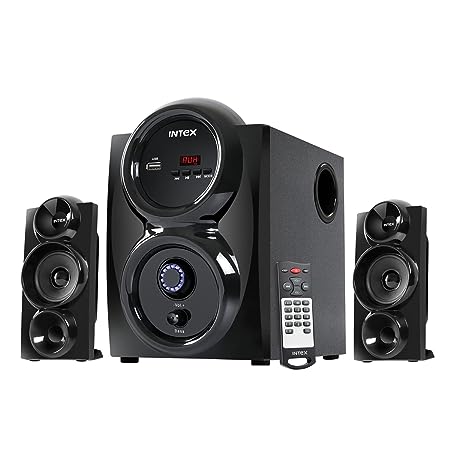 INTEX 2.1 Shine FMUB Multimedia Speaker with Bluetooth/AUX/USB/FM