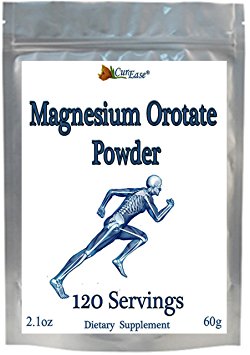 Magnesium Orotate POWDER ~ 120 Servings 500mg equal to 120 pills Capsules Tablet
