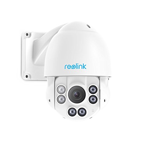 Reolink PTZ PoE IP Security Camera 5MP Super HD 3072x1728 Pan Tilt 4X Optical Zoom High Speed Dome Outdoor Indoor RLC-423S