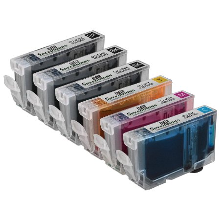 Speedy Inks - Canon Compatible CLI-42 CLI42 CLI 42 Set of 6 Ink Cartridges 3x 6384B002 Black 1x 6385B002 Cyan 1x 64386B002 Magenta and 1x 6387B002 Yellow For use in Canon PIXMA PRO-100