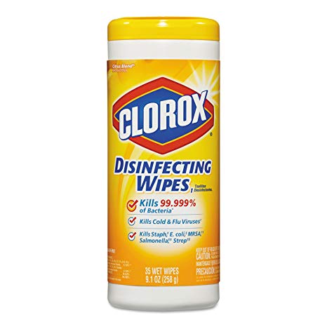 Clorox Disinfecting Wipes Canister Citrus Blend, 35 Units