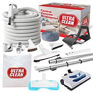 Ultra Clean Central Vacuum Electric Powerhead / Hose and Attachment Set