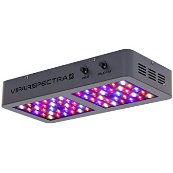 VIPARSPECTRA Dimmable Reflector Series 300W LED Grow Light - 2 Dimmers 12-Band Full Spectrum for Indoor Plants Veg/Bloom