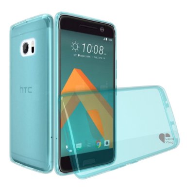 HTC 10 case,HTC 10 cover Love Ying [Crystal Clear] Ultra[Slim Thin][Anti-Scratches]Flexible TPU Gel Rubber Soft Skin Silicone Protective Case Cover for HTC 10-Mint