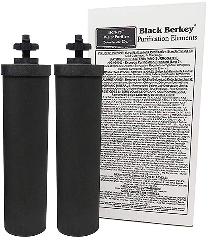 Berkey BB9-2 Replacement Black Purification Elements, Set of 2