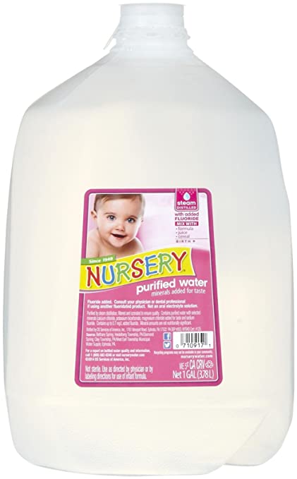 Nursery BCA01541 NuRosery Purified Water44; 6 x 128 oz