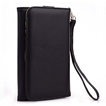 Kroo Clutch Wallet for Smartphones up to 6-Inch - Black