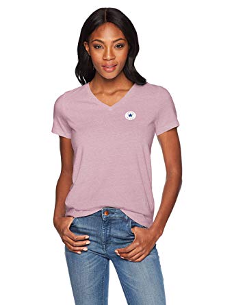 Converse Women's Chuck Patch Short Sleeve V Neck T-Shirt