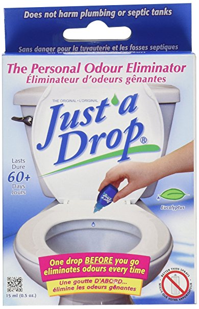 Just A Drop - Natural Toilet Odor Eliminator - Eucalyptus - 15 mL