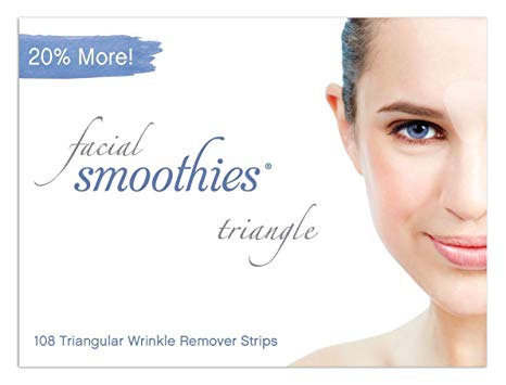 Facial Smoothies TRIANGLE Anti Wrinkle Strips/Anti-Wrinkle Patches 108 Count
