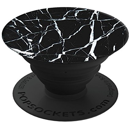 PopSockets: Expanding Stand and Grip for Smartphones and Tablets - Black Marble