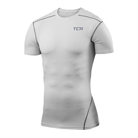 Men's Boys TCA Pro Performance Compression Base Layer Long Sleeve Thermal Top - Crew / Mock Neck