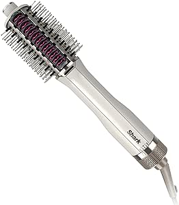 Shark SmoothStyle Heated Smoothing Comb Straightener and Smoother, Dual Mode, Blow Dryer Brush   Straightener, HT202C (Canadian Edition)