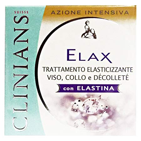 Clinians Elax - Elasticizing Face Cream - Face, Neck, and Decollete with Elastin 1.7 oz