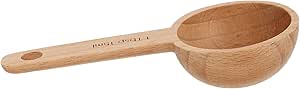 DOITOOL Wooden Measuring Wood Coffee Scoop Tablespoon Mixing Measure Scoop Decorative Long Coffee 15ml