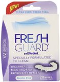 Fresh Guard Wipes Specially Formulated for Retainers Mouthguards and Removable Braces 20 Count