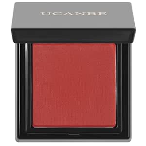 UCANBE Red Single Eyeshadow Palette, Highly Pigmented Matte Eye Shadow Powder, Professional Long-Lasting Waterproof Makeup Palette