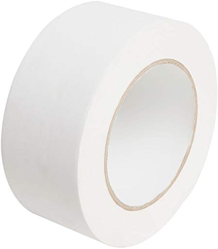 Professional Grade White Gaffers Tape 2×30 Yards 11 mils Waterproof for pro Photography, Filming Backdrop, Production Equipment, Easy to Tear Non-Reflective and Leaves No Sticky Residue.