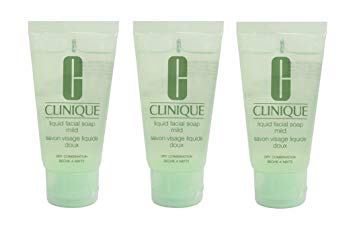 Clinique Liquid Facial Soap Mild Dry Combination 1oz/30ml*3