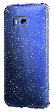 Spigen Liquid Crystal Glitter HTC U11 Case with Slim Protection and Premium Clarity for HTC U11 (2017) - Crystal Quartz