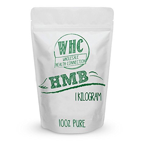 WHC HMB Powder 1kg (1000 Servings) | Prevents Muscle Breakdown | Preserves Muscle Mass | Essential for Athletes Operating at a Calorie Deficit | Calcium β-Hydroxy β-Methylbutyrate Monohydrate