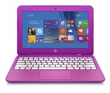 HP Stream 116 Inch Laptop Intel Celeron 2 GB 32 GB SSD Orchid Magenta Includes Office 365 Personal for One Year - Free Upgrade to Windows 10