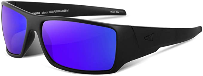 KastKing Iditarod Polarized Sport Sunglasses for Men and Women, Ideal for Driving Fishing Cycling and Running, UV Protection