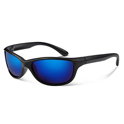 Occffy Polarized Sports Sunglasses For Men Women Durable Frame Sun Glasses For Driving Cycling Baseball Running Golf TR866