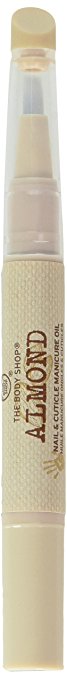 The Body Shop Almond Nail & Cuticle Oil, Paraben-Free Hand/Nail Treatment, 0.06 Fl. Oz.