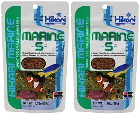 Hikari Usa Inc Marine S pellets, 1.76 Ounces Per Pack (2 Pack)