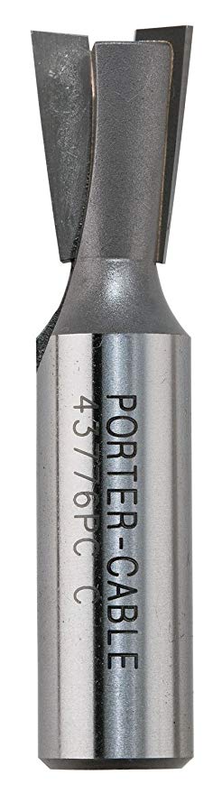 PORTER-CABLE 43776PC 17/32-Inch 7 Degree Carbide-Tipped Dovetail Router Bit