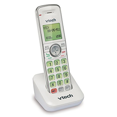 VTech CS6409-17 Accessory Cordless Handset for VTech CS6419 & CS6429 Series Cordless Phone Systems, White