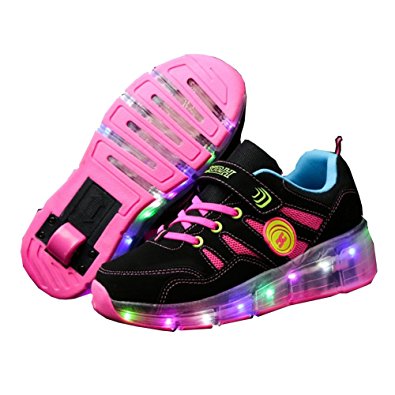 CPS Kids Girls Boys Light Up wheels Roller Shoes Skates Sneakers