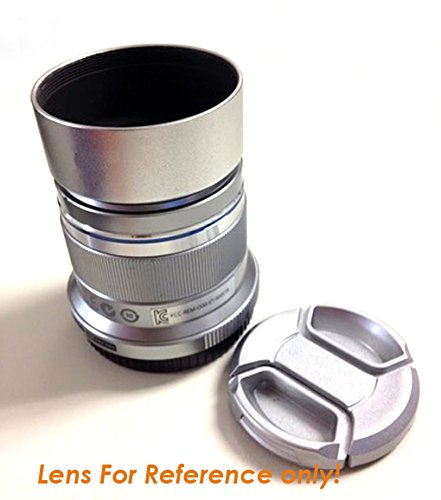 Fotasy H37S 37mm Screw-in Metal Lens Hood Shade for Olympus M.ZUIKO DIGITAL 45mm 1:1.8 lens