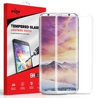 ZIZO Samsung Galaxy S8 Screen Protector [Curved Edges] Tempered Glass to [Fully Cover] - Case Friendly w/ [9H Hardness] Anti-Scratch