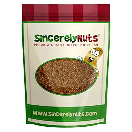 Sincerely Nuts Organic Brown Flax Seeds - 5 Lb. Bag - 100% Natural - Brilliant Taste - Perfectly Fresh - Loaded with Omega 3 - Kosher Certified!…