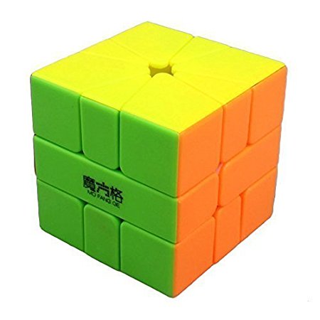 Magic Cube, FINER Qiyi 3X3 Speed Cube Stickerless Magic Cube - Colorful