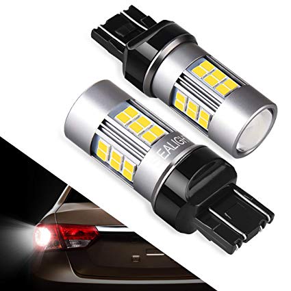 7443 LED Bulb Reverse Lights, SEALIGHT 7440/T20/7441 Backup Lights, High Performance Xenon White 6000K 27 SMD (Pack of 2)