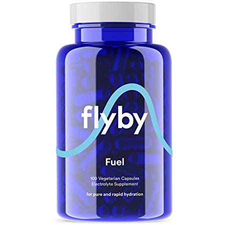 Flyby Electrolyte Replacement Tablets – Pills & Capsules for Rapid Rehydration, Recovery, Keto & Cramps – Salts, Magnesium, Potassium, Sodium & Zinc – Paleo, Keto & Vegan Friendly – 100 Capsules