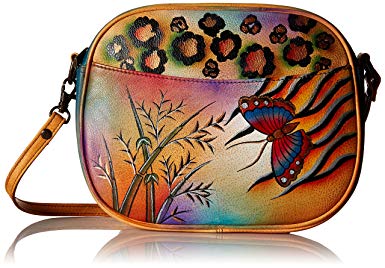 Anna by Anuschka Women's Genuine Leather Multi-Compartment Convertible Bag