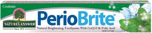 Natures Answer PerioBrite Natural Toothpaste Cool Mint 4-Ounce Pack of 2