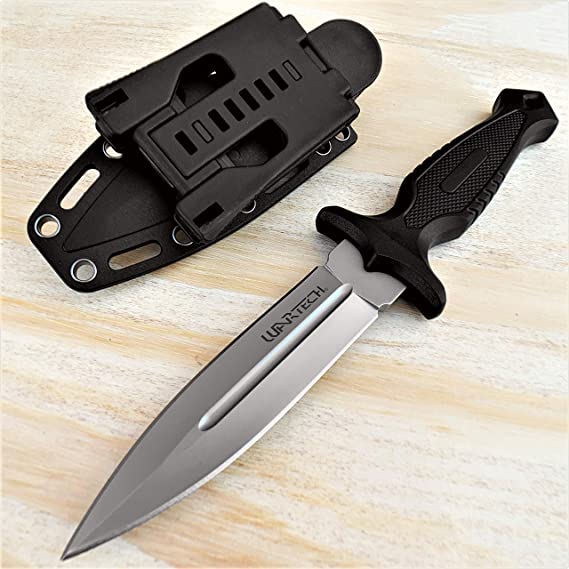 Hunting Knife Tactical Knife Survival Knife 9" Fixed Blade Knife w/ Molle Compatible Kydex Pressure Retention Sheath Camping Accessories Survival Kit Survival Gear Tactical Gear 79897