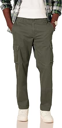 Amazon Essentials Men's Straight-Fit Stretch Cargo Pant (Available in Big & Tall)