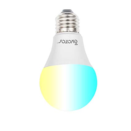 WiFi Smart LED Bulb, Avatar Controls RGBW Color Changing Home Light, UL Listed 6.5W E26 Dimmable Light Bulb, Compatible with Google Home/Alexa, Supports APP Remote Control ON/Off/Color Switch