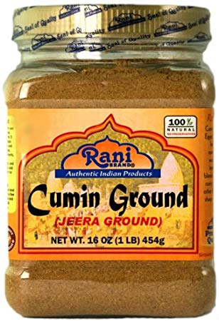 Rani Cumin (Jeera) Powder Spice 16oz (454g) ~ All Natural | Vegan | Gluten Free Ingredients | NON-GMO | Indian Origin
