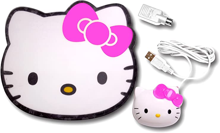 Hello Kitty Optical Mouse with Mouse Pad (KT4098)