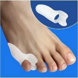 Gel Bunion Protector Toe Straightener Spreader Correctors Podiatrist Treatment (Little Toe Pair)