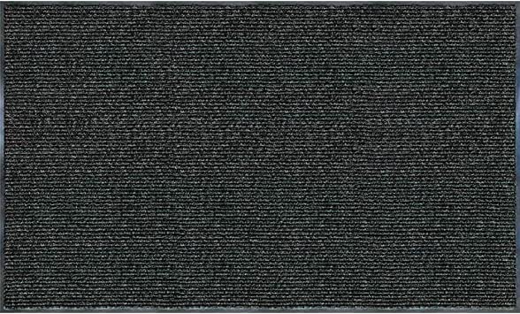 Trafficmaster Enviroback Charcoal 60 in. x 36 in. Recycled Rubber/Thermoplastic Rib Door Mat (1, Charcoal)