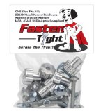 Fasten Tight Kennel Hardware - Silver 8 pack  4 Pack 12 total