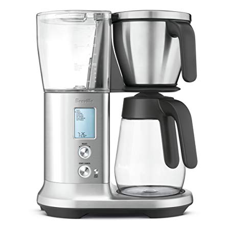 Breville BDC400BSS1BUS1 Precision Brewer Glass, 12.4" x 6.7" x 15.7", Brushed Stainless Steel